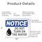 Signmission Do Not Turn On The Water, 10 in W x Rectangle, Aluminum OS-2PACK-NS-A-710-L-11394 - alternate 4